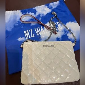 MZ Wallace Crossbody, White Lacquer